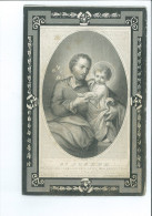 SAINT JOSEPH / JEAN PAUL VERTONGEN ° HAMME 1820 + 1872 IMP SINT-NIKLAAS DE CASTRE - Images Religieuses