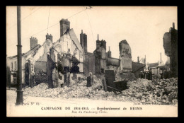 51 - REIMS - RUINES - GUERRE 14/18  - Reims