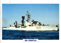 Fiche Navires De Guerre  Escorteur FRANCE 1954  - DU CHAYLA - Other & Unclassified