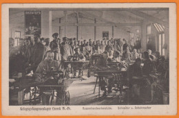 CPA   De KRIEGSGEFANGENENLAGER   CZERSK   W.PR  Russenhandwerkerstube  CAMP 1   Le 4 Décembre 1918   Très Animée - Guerre 1914-18