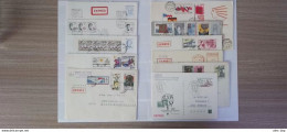 * CZECHOSLOVAKIA (LOT-4) > 1969-92 POSTAL HISTORY > 11 Express Covers - Other & Unclassified