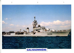 Fiche Navires De Guerre  Escorteur FRANCE 1960  - GALISSONNIERE - Sonstige & Ohne Zuordnung