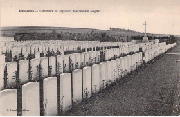 French Feldpost WW1 - Mint Postcard From Deuliens War Cemetery For British Soldiers. Postal Weight 0,04 Kg. Please Read - Militaria