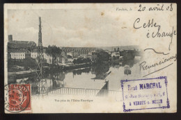 55 - VERDUN - VUE PRISE DE L'USINE ELECTRIQUE - CARTE DE RENE MARCHAL, EDITEUR ET COLLECTIONNEUR DE CARTES - Verdun