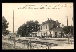 55 - LONGEVILLE - LES QUAIS DE LA GARE DE CHEMIN DE FER - EDITEUR GUINARD - Autres & Non Classés