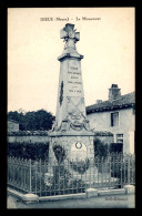 55 - DIEUE - LE MONUMENT AUX MORTS - EDITEUR REMOND - Sonstige & Ohne Zuordnung