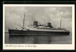 AK Schnelldampfer Bremen Des Norddeutschen Lloyd  - Passagiersschepen