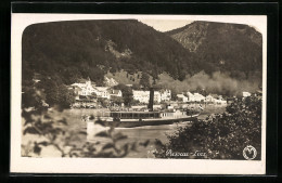 AK Passau-Linz, Salondampfer Hebe Mit Gebirgspanorama  - Autres & Non Classés