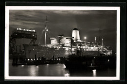 AK Passagierschiff Arcadia Im Hafen Von Hamburg  - Piroscafi