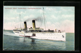 AK Salondampfer Cobra, Seebäderdienst D. Hamburg-Amerika Linie  - Steamers