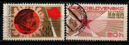 CECOSLOVACCHIA - 1972 - ANNIVERSARIO DELLA RIVOLUZIONE SOVIETICA - USATI - Used Stamps