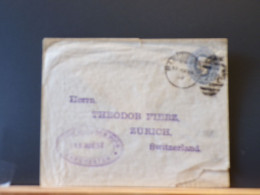 104/703 ENVELOPPE 1894 POUR LA SUISSE  DECHIRURES - Material Postal