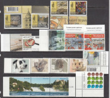 2015 Switzerland Collection Of 18 Different Face Value CHF 19.15 MNH @ BELOW FACE VALUE - Unused Stamps