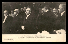 57 - METZ - VISITE PRESIDENTIELLE DU 8 DECEMBRE 1918 - POINCARE ET CLEMENCEAU  - Metz