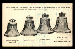 57 - AMNEVILLE - SOUVENIR DU BAPTEME DES CLOCHES LE 10 MARS 1929 - Autres & Non Classés