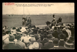 57 - MONTIGNY-LES-METZ - PARADE DU 16E CORPS D'ARMEE LE 27 AOUT 1908 - Other & Unclassified