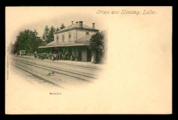 57 - HEMING - LES QUAIS DE LA GARE DE CHEMIN DE FER  - Autres & Non Classés