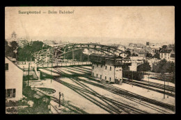 57 - SARREGUEMINES - SAARGEMUND - LES VOIES DE LA GARE DE CHEMIN DE FER - Sarreguemines