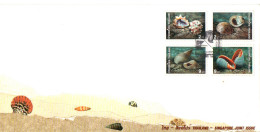 Thailand - 1997 World Post Day - Sea Shells - Joint Issue With Singapore - FDC - Thailand