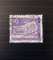 GERMANIA GERMANY ALLEMAGNE DEUTSCHLAND BERLINO 1956 THEATRE SCHILLER CAT YVERT N. N.134 - Used Stamps