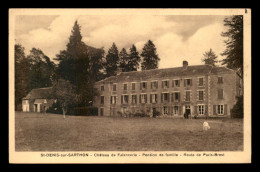 61 - ST-DENIS-SUR-SARTHON - CHATEAU DE FAIENCERIE, PENSION DE FAMILLE ROUTE DE PARIS-BREST - Other & Unclassified