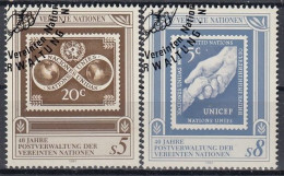 UNITED NATIONS Vienna 121-122,used - VN