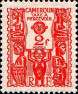 Cameroun Taxe N** Yv:22 Mi:22 Figures Sculptées - Unused Stamps