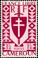 Cameroun Poste N** Yv:255 Mi:230 France Libre Croix De Lorraine - Unused Stamps
