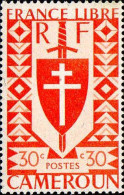 Cameroun Poste N** Yv:252 Mi:227 France Libre Croix De Lorraine - Unused Stamps