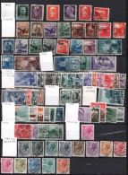 Italie Ensemble De 75 Timbres Période 1945/ 1960 - Non Classificati