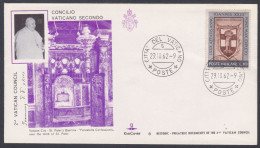 Vatican 1962 Private Cover 2nd Vatican Council, St. Peter's Basilica, Christian, Christianity, Catholic Church - Brieven En Documenten