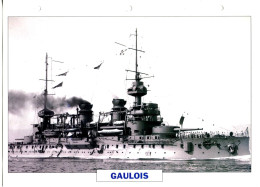 Fiche Navires De Guerre Navires De Ligne FRANCE 1897 - GAULOIS - Autres & Non Classés