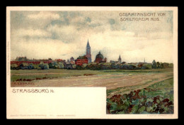 67 - STRASBOURG - GESAMTANSICHT VON SCHILTIGHEIM AUS - ILLUSTRATEUR A. ERDMANN - Strasbourg