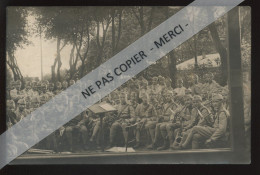 67 - CAMP D'OBBERHOFFEN - ORCHESTRE MILITAIRE EN 1921 - 32 SUR LE COL - CARTE PHOTO ORIGINALE - Andere & Zonder Classificatie