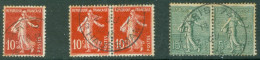 France  Semeuse   Obli Grand Cachet Pneumatique Paris   - Used Stamps