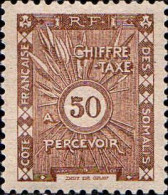 Cte Des Somalis Taxe N** Yv:16 Mi:16 Chiffre (G.trop.) - Unused Stamps