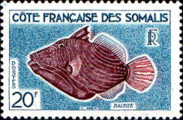 Cte Des Somalis Poste N** Yv:299 Mi:327 Baliste - Unused Stamps