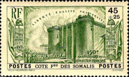 Cte Des Somalis Poste N** Yv:172 Mi:185 Prise De La Bastille - Nuevos