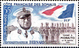 Cte Des Somalis Avion N** Yv:27 Mi:332 Administrateur Bernard - Unused Stamps