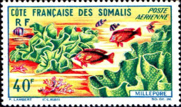 Cte Des Somalis Avion N** Yv:34/36 Coreaux - Unused Stamps