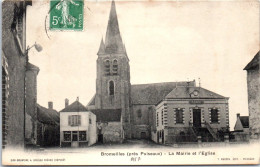 45 BROMEILLES - La Mairie & L'église  - Autres & Non Classés