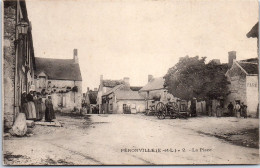 28 PERONVILLE - La Place Du Village  - Other & Unclassified