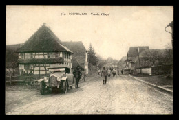 68 - SOPPE-LE-BAS - VUE DU VILLAGE - AUTOMOBILE ANCIENNE - Autres & Non Classés