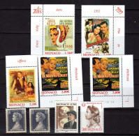 Monaco - Grace Kelly - Actrice - Cinema - Affiches De Film - Neufs** - MNH - Unused Stamps