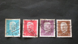GERMANY III REICH 1928 Paul Von Hindenburg 4 SCANNERS - Used Stamps