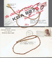 Voiture De Course (racing Car) Sur CP-QSL De Biddeford, Maine, USA, Année 1968 - Other & Unclassified