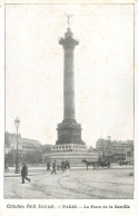 PARIS : LA PLACE DE LA BASTILLE - Autres Monuments, édifices