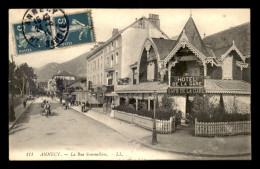 74 - ANNECY - RUE SOMMELIER - CAFE-HOTEL DE LA GARE - Annecy