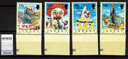 Jersey - 2002 - MNH - Europa, Circus, Le Cirque - Jersey