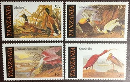 Tanzania 1985 Audubon Birds MNH - Sonstige & Ohne Zuordnung